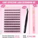Parriparri DIY Lash Extension Kit - 120Pcs Individual Lashes with Bond and Seal | Cluster Lashes Applicator | Volume Eyelash Extensions Kit for False Eyelashes DIY at Home (8-16MM MIX) - Buy Online on SooperMarket.com