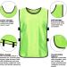 6 Pack Neon Green Scrimmage Vests for Kids & Adults - Soccer Bibs/Pinnies - Buy Online on SooperMarket.com
