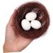 Besportble 100 Stk Simulated Vogel-Nest - Handgemachte Vogelh user f r M rcheng rten Rustikales Wohnambiente & kologisches Osternest aus Hanfseide - Buy Online on SooperMarket.com