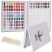 Noverlife Professional 216 Nail Colors Chart - White | Nail Gel Polish Display Booklet for Salon Nail Design | Color Swatches Practice Card Design Board - Buy Online on SooperMarket.com