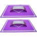 Nail Art Hand Cushion Smooth And Beautiful Beautiful And Practical Environmental Health Easy To Clean Manicure Hand Rest Strong And Sturdy for Home Salon Purple - Buy Online on SooperMarket.com
