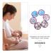 VILLCASE 6Pcs Professional Breastfeeding Cushions | Anti-Overflow Breast Pads for Moms - 10cm Polyester Cotton & TPU Coated Cloth - Buy Online on SooperMarket.com