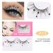 Skynest False Eyelashes - Dramatic Glitter Sequin Lashes for DIY Makeup - Perfect for New Year, Christmas, Halloween, Cosplay Party - 3 Pairs - Buy Online on SooperMarket.com