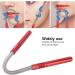 Stainless Steel Facial Hair Remover Spring - Effective Epilator for Upper Lip and Eyebrow Threading - Red - Buy Online on SooperMarket.com