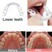 2 PCS Temporary Dentures Teeth for Women and Men - Perfect Fake Teeth to Cover Imperfections in Upper and Lower Jaw - Buy Online on SooperMarket.com