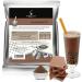 Chocolate Bubble Tea Kit - Premium Gift Set with Chocolate Tea Powder, Mango & Blueberry Juice Pobbles - Includes Bubble Tea Paper Straws (30 Servings) - Buy Online on SooperMarket.com