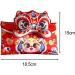 Harilla Hong Bao Red Packets Gift Packets Hongbao Lucky Money Chinese Lunar New Year Red Envelopes for Spring Festival Graduation Lion Head 18.5x15cm - Buy Online on SooperMarket.com