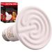 Dernord heating lamp E27 heat lamp Terrarium - 50W ceramic heat emitter reptiles dark radiator chicks for heat lamp turtles outdoor heating spotlights Whitex1 50W