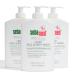 Sebamed Paraben-Free Liquid Face and Body Wash with Pump pH 5.5 Dermatologist Recommended Mild Hydrating Cleanser for Sensitive Skin 13.5 Fluid Ounces (400 Milliliters) Pack of 3 3 Pack
