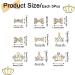 40Pcs 3D Alloy Nail Rhinestones Diamond Crown and Bowknot Charms - Luxury Gold Nail Jewelry Decorations for Women and Girls - DIY Nail Design - Buy Online on SooperMarket.com