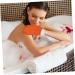 Beavorty 4pcs Bath Gloves and Sponge Set - Exfoliating Shower Accessories in Orange - Buy Online on SooperMarket.com