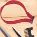 Adjustable Neck Hair Guide Hair Trimming Guide Tool for Cutting | Curved Silicone Hair Styling Tools Haircut Bands for Home Haircuts Red - Buy Online on SooperMarket.com