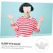 Gatuida Elastic Eye Covers - 12 Pcs Plush White Eye Masks for Travel Sleep & Protection | Soft Safety Eye Shades - Buy Online on SooperMarket.com