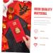 Didiseaon 18 Pcs Red Envelope Wedding Hongbao Lucky Money Envelopes Red Money Packets Chinese Lai See Wedding Gift Card Red Packet for New Year New Year Items Christmas Imitation Gold Leaf - Buy Online on SooperMarket.com