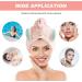 Galat e Hair Turban Set - 2 Microfiber Towel Dryers with Cute Rabbit Ears | Quick-Dry Headscarf for Long Hair - Pink & Green | Perfect for Women and Girls - Buy Online on SooperMarket.com