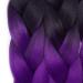 Buy Tess Braids Extensions Ombre 60 cm - 3 Pack Jumbo Kanekalon Hair Braids for Box Braids - #19 Purple/Black Ombre 100g Bundle - Buy Online on SooperMarket.com