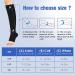 Bropite Zipper Compression Socks- 2 Pairs Calf Knee 15-20 mmHg Open Toe for Running Nurses Pregnancy - Black/Nude S-M - Buy Online on SooperMarket.com