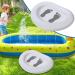 Pool Foot Bath | Portable Pool Foot Wash Basin Tub White Inflatable Pool Basin Tub with Pump Portable Swimming Pool Footbath for Pool and Beach - Buy Online on SooperMarket.com