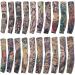 Kirozanny 12pcs Art Fake Temporary Tattoo Sun Protection Compression Arm Sleeves - Random Color - Buy Online on SooperMarket.com