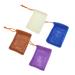 BELLIFFY 4pcs Bag Foaming Net Bath Cleaning Tool Drying Pouch Rapid Drying Towel Bubble Nylon