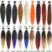 Leeven 26 Inch Pre Stretched Braiding Hair 8 Packs Yaki Braiding Hair Extensions for Box Braids Ombre Crochet Braids Hot Water Setting Pre Stretched Braiding Hair Extensions EZ Braids 1B/30/27# 26 Inch (Pack of 8) 1B/30/27# - Buy Online on SooperMarket.com