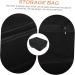 HAPINARY 2 Pcs Hair Dryer Storage Bag Portable Hair Dryer Pouch Hair Dryer Portable Case Diffuser Black Eva - Buy Online on SooperMarket.com