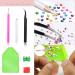 15 Mixed Color Jelly Round 3mm Rhinestones with Storage Box - ZYNERY Flatback Rhinestones - Buy Online on SooperMarket.com
