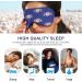 Haskirky Light Blocking Eye Mask - Adjustable Adult Men and Women Travel Mask for Yoga, Meditation, Office, and Deep Sleep - Buy Online on SooperMarket.com