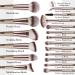 18 Pcs Professional Premium Synthetic Makeup Brush Set - Champagne Gold - Buy Online on SooperMarket.com