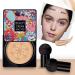 NUIBO 2 Pack Mushroom Head Air Cushion CC Cream Foundation with Sponges - Natural Matte Finish - Buy Online on SooperMarket.com