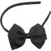 VOCOSTE Bow Headband Fashion Cute Polyester Hairband for Teenager Black 5.9x4.4 Inch - Buy Online on SooperMarket.com