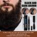 Waterproof Beard Filling Pen for Men - Black | Long Lasting Coverage | Natural Look | Beard Pencil Filler Kit - Buy Online on SooperMarket.com