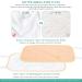 Oil Pack Wrap Kit with Zipper Reusable Organic Oil Wrap with Adjustable Strap Leakproof Oil Pack Compress Soft Oil Neck Pack Portable for Waist Neck Thyroid Liver Detox - Buy Online on SooperMarket.com