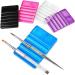 Worparsen Nail Art Palette Eye-catching Vivid 7 Slots Nail Art Brush Holder Compatible with Women Pink - Buy Online on SooperMarket.com