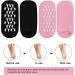 Moisturizing Gel Socks - 2 Pairs with Vitamin Infusion for Dry Skin Repair | Black & Pink Spa Socks - Buy Online on SooperMarket.com