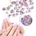 300Pcs 3D Wood Pulp Flower Nail Art Charm Set for DIY Crafting - Nail Charms Butterfly and Bow Design - S1 - Buy Online on SooperMarket.com