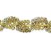 Trims by the Yard Lila Sequin Loop Braid Trim | Gold| (20 yard cut)