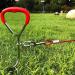 Wolike Dog Tie Out Cable and Stake Dog Wire Traction Rope Heavy Duty Stake-Out Dog Spike Spiral Pet Fixed Pile Outdoor Grass Dog Towing Rope (16FT/5M Red) 16FT/5M Red - Buy Online on SooperMarket.com