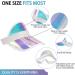 Ultrafun Candy Color Sun Visors Hats - Clear UV Protection Cap for Sports - 10pcs - Buy Online on SooperMarket.com