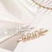 Bridal Hair Clips & Pins - Vintage Rhinestone Letter Accessories for Bride | Wedding Hairpieces for Bachelorette Party - Buy Online on SooperMarket.com