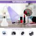 Rose Mini Nail Dryer - Aceshop 18W UV LED Nail Lamp for Gel Polish, Portable and USB Rechargeable, 360 Rotatable Design - Quick Dry Curing Lamp for DIY Manicure at Home or Salon - Buy Online on SooperMarket.com