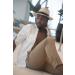 Pineapple&Star Sun Straw Fedora Beach Hat UPF50+ Unisex Beige Small - Buy Online on SooperMarket.com