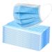 200pcs Breathable Disposable Blue Face Masks,3-Ply Non-woven Comfortable Face Masks,Suitable for Prevent Droplets,Industrial Applications,Production Workshop,Dust Exposure.