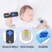 2-Pack Baby Teething Toys for Babies 6-12 Months - BPA Free Silicone Chew Toys for Teething Itchy Relief (White+Blue/Grey+Blue) - Buy Online on SooperMarket.com