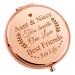 Niece Gifts from Aunt Compact Mirror for Aunt from Niece Thank You Gifts for Aunt Niece Graduation Gifts Travel Makeup Mirror from Niece Funny Auntie Birthday Gift Christmas Thanksgiving Gift for Aunt