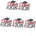 Warmhm 10 Sets Cake Insert Decor Party Supplies Graduation Cake Toppers Graduation Cupcake Topper Cake Picks Grad Cupcake Toppers European and American Plug-in Red Paper Redx2pcs 16.00X13.00X0.10CMx2pcs - Buy Online on SooperMarket.com