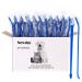 50-Pieces Double-Headed Dog/cat Pet Toothbrush - Easy Safe Dog Cat Dental Care Teeth Clean (Blue)