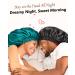 Shop Mikimini Satin Hood 2-Pack for Men & Women - Turnable Double-Layer Silk Sleep Hood for Curly Hair & Braids - Adjustable XL (Chocolate/Silver) - Buy Online on SooperMarket.com