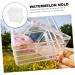 Uonlytech Watermelon Shaping Fruit Tools Pumpkin Growing Molds for Garden Vegetable Shaping Tool Watermelon Modeling Big Rod 15x15cm Transparent - Buy Online on SooperMarket.com