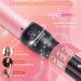 5-in-1 Ceramic Curling Wand Set with LCD Display - Interchangeable Waver Curling Iron for Long/Short Hair - Pink - Buy Online on SooperMarket.com